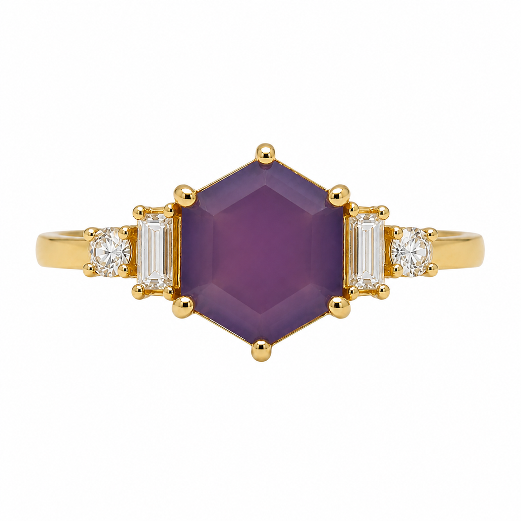 Carnelian - Purple Chalcedony