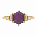 Carnelian - Purple Chalcedony