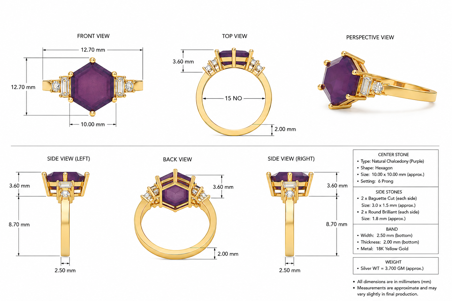 Carnelian - Purple Chalcedony