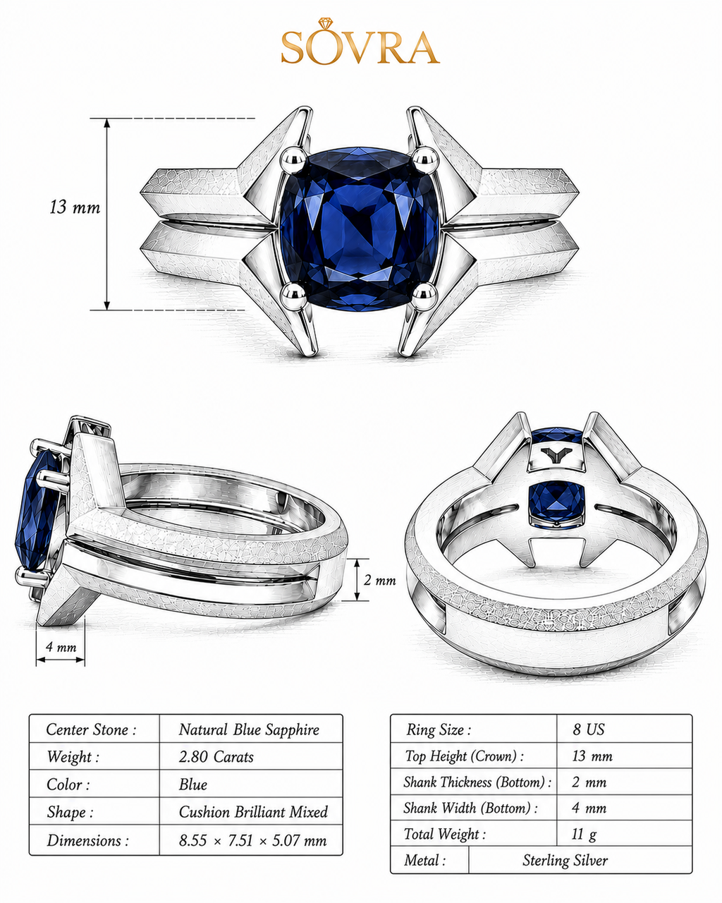 Burmese Blue Spinel